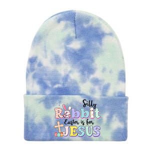 Silly Rabbit Easter Is For Jesus Tie Dye 12in Knit Beanie