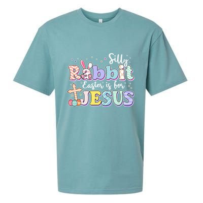 Silly Rabbit Easter Is For Jesus Sueded Cloud Jersey T-Shirt