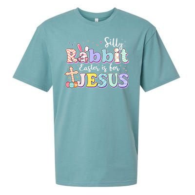 Silly Rabbit Easter Is For Jesus Sueded Cloud Jersey T-Shirt