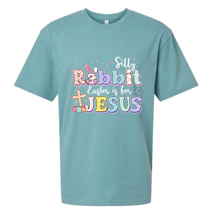 Silly Rabbit Easter Is For Jesus Sueded Cloud Jersey T-Shirt