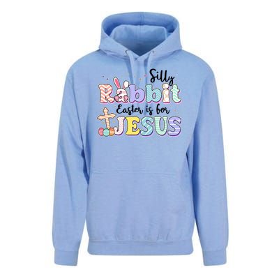 Silly Rabbit Easter Is For Jesus Unisex Surf Hoodie