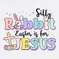 Silly Rabbit Easter Is For Jesus Garment-Dyed Sweatshirt