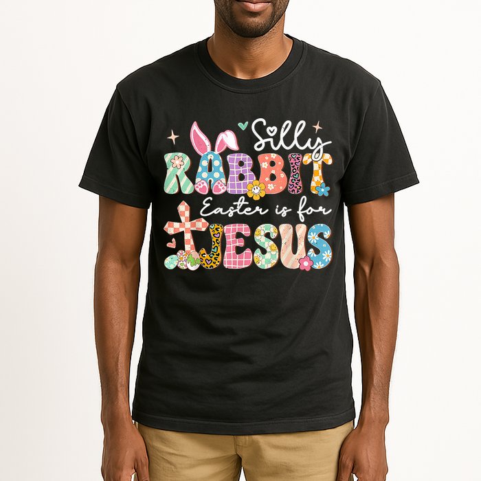 Silly Rabbit Easter Is For Jesus Cute Bunny Christian Faith Tall T-Shirt