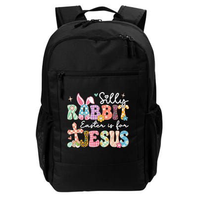 Silly Rabbit Easter Is For Jesus Cute Bunny Christian Faith Backpack