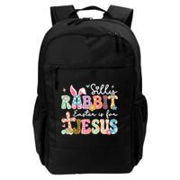 Silly Rabbit Easter Is For Jesus Cute Bunny Christian Faith Backpack
