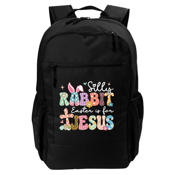 Silly Rabbit Easter Is For Jesus Cute Bunny Christian Faith Backpack