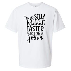 Silly Rabbit Easter Is For Jesus Easter Sueded Cloud Jersey T-Shirt