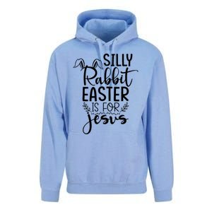 Silly Rabbit Easter Is For Jesus Easter Unisex Surf Hoodie