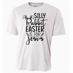 Silly Rabbit Easter Is For Jesus Easter Cooling Performance Crew T-Shirt