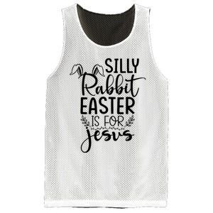 Silly Rabbit Easter Is For Jesus Easter Mesh Reversible Basketball Jersey Tank