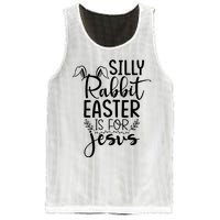 Silly Rabbit Easter Is For Jesus Easter Mesh Reversible Basketball Jersey Tank