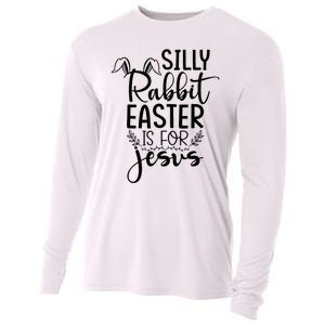 Silly Rabbit Easter Is For Jesus Easter Cooling Performance Long Sleeve Crew