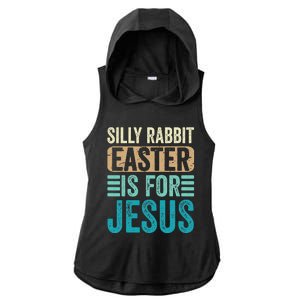 Silly Rabbit Easter For Jesus Toddlers Adult Christian Funny Ladies PosiCharge Tri-Blend Wicking Draft Hoodie Tank