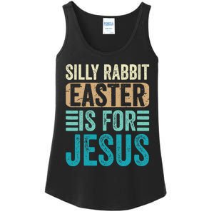 Silly Rabbit Easter For Jesus Toddlers Adult Christian Funny Ladies Essential Tank