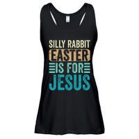 Silly Rabbit Easter For Jesus Toddlers Adult Christian Funny Ladies Essential Flowy Tank