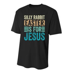 Silly Rabbit Easter For Jesus Toddlers Adult Christian Funny Youth Performance Sprint T-Shirt