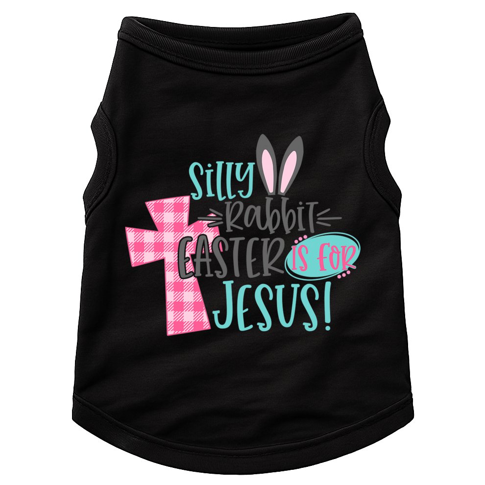 Silly Rabbit Easter Is For Jesus Women Easter Doggie Tank