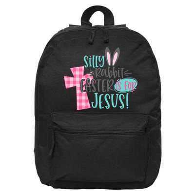 Silly Rabbit Easter Is For Jesus Women Easter 16 in Basic Backpack