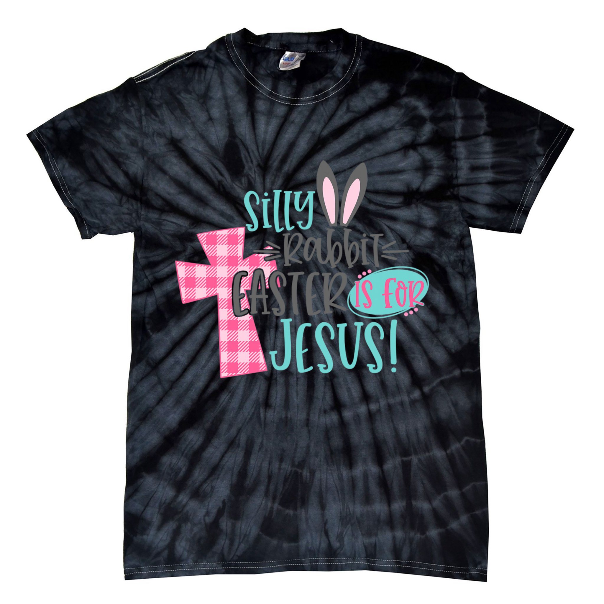 Silly Rabbit Easter Is For Jesus Women Easter Tie-Dye T-Shirt