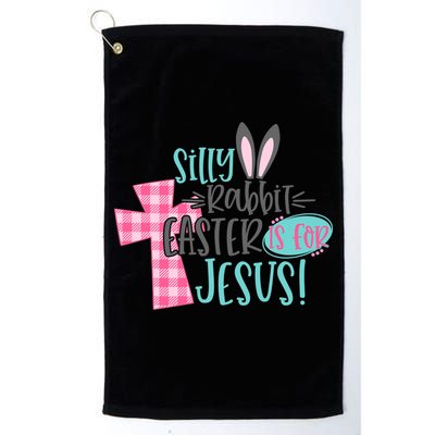 Silly Rabbit Easter Is For Jesus Women Easter Golf Towel
