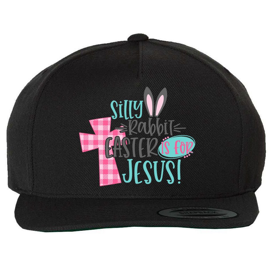 Silly Rabbit Easter Is For Jesus Women Easter Wool Snapback Cap