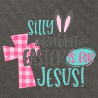 Silly Rabbit Easter Is For Jesus Women Easter Cotton Canvas Backpack