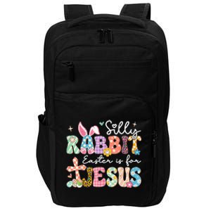 Silly Rabbit Easter Is For Jesus Cute Bunny Christian Faith Impact Tech Backpack