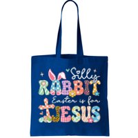 Silly Rabbit Easter Is For Jesus Cute Bunny Christian Faith Tote Bag