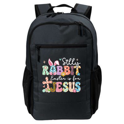 Silly Rabbit Easter Is For Jesus Cute Bunny Christian Faith Daily Commute Backpack