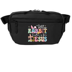 Silly Rabbit Easter Is For Jesus Cute Bunny Christian Faith Crossbody Pack