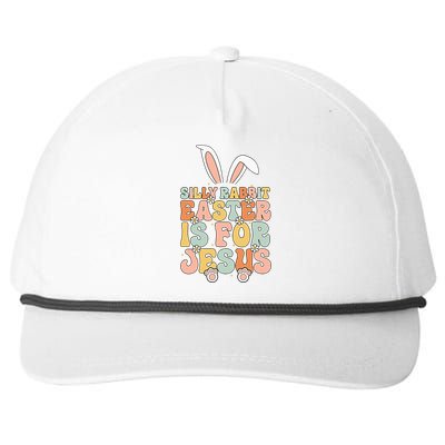 Silly Rabbit Easter Is For Jesus Easter Snapback Five-Panel Rope Hat