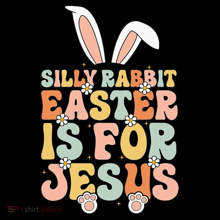 Silly Rabbit Easter Is For Jesus Easter Short Acrylic Beanie