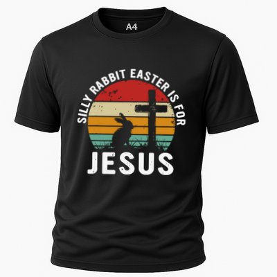 Silly Rabbit Easter Is For Jesus Religious Happy Easter Day Performance Shirt