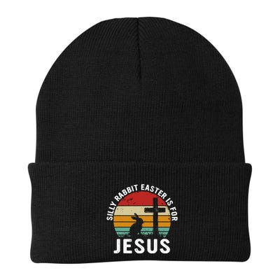 Silly Rabbit Easter Is For Jesus Religious Happy Easter Day Beanie