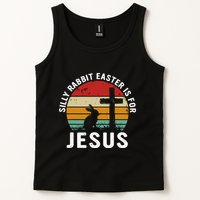 Silly Rabbit Easter Is For Jesus Religious Happy Easter Day Tank Top