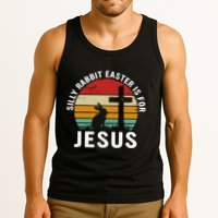 Silly Rabbit Easter Is For Jesus Religious Happy Easter Day Tank Top