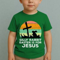 Silly Rabbit Easter Is For Jesus Christians Toddler T-Shirt