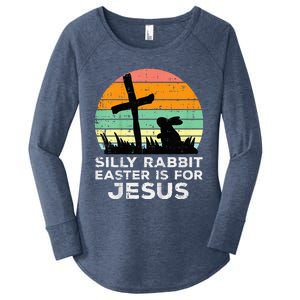 Silly Rabbit Easter Is For Jesus Christians Women's Perfect Tri Tunic Long Sleeve Shirt