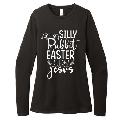 Silly Rabbit Easter Is For Jesus Christian Religious Christ Womens CVC Long Sleeve Shirt