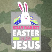 Silly Rabbit Easter Is For Jesus Funny Eggs Legacy Tie Dye Trucker Hat
