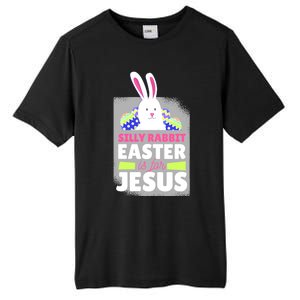 Silly Rabbit Easter Is For Jesus Funny Eggs Tall Fusion ChromaSoft Performance T-Shirt