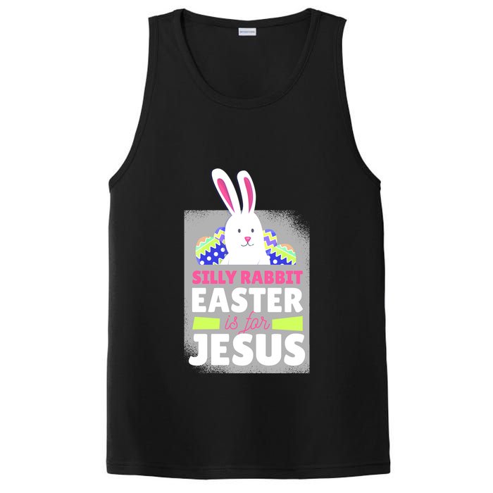 Silly Rabbit Easter Is For Jesus Funny Eggs PosiCharge Competitor Tank