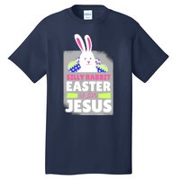 Silly Rabbit Easter Is For Jesus Funny Eggs Tall T-Shirt