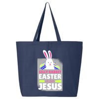 Silly Rabbit Easter Is For Jesus Funny Eggs 25L Jumbo Tote