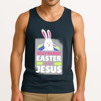 Silly Rabbit Easter Is For Jesus Funny Eggs Tank Top