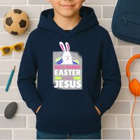 Silly Rabbit Easter Is For Jesus Funny Eggs Kids Hoodie