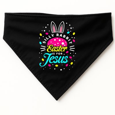 Silly Rabbit Easter Is For Jesus | Bunny Christians USA-Made Doggie Bandana