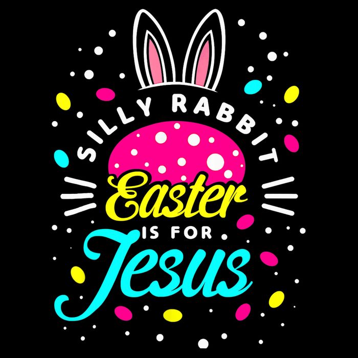 Silly Rabbit Easter Is For Jesus | Bunny Christians 7-Panel Snapback Hat