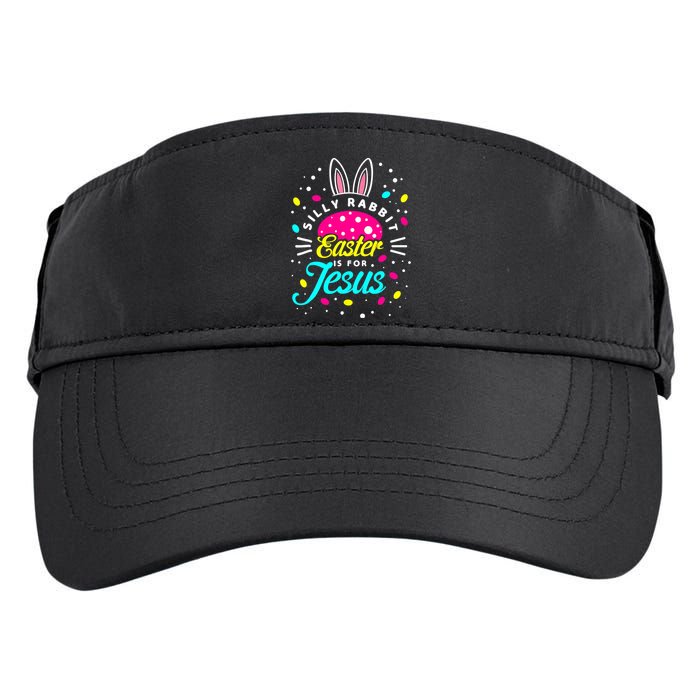 Silly Rabbit Easter Is For Jesus | Bunny Christians Adult Drive Performance Visor