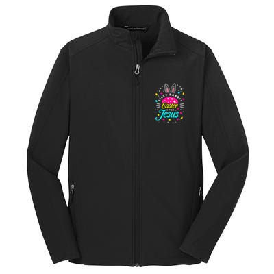 Silly Rabbit Easter Is For Jesus | Bunny Christians Core Soft Shell Jacket